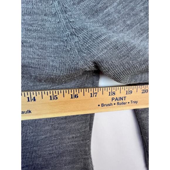 Kuhl Womens Medium Gray Merino Wool Blend Zip Front Long Sleeve Winter Cardigan - Picture 4 of 8